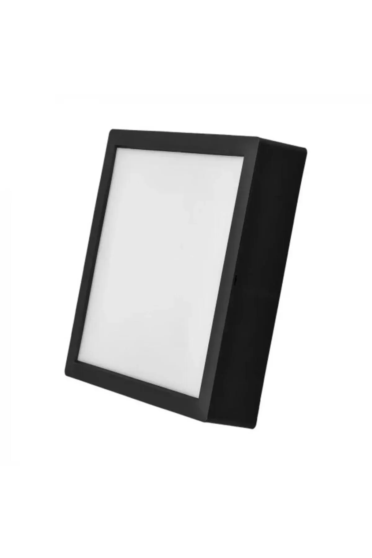 ASM-2212 B YCL SİYAH KASA 12W SIVA ÜSTÜ KARE LED  PANEL BEYAZ