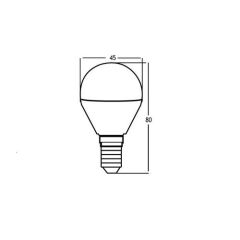 BA11-00513 BRAYTRON 5W 6500K E14 MİNİ GLOB LED AMPUL