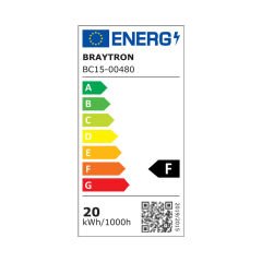 BC15-00580 BRAYTRON 20W 3 CCT SIVA ÜSTÜ LEDLİ SENSÖRLÜ PANEL