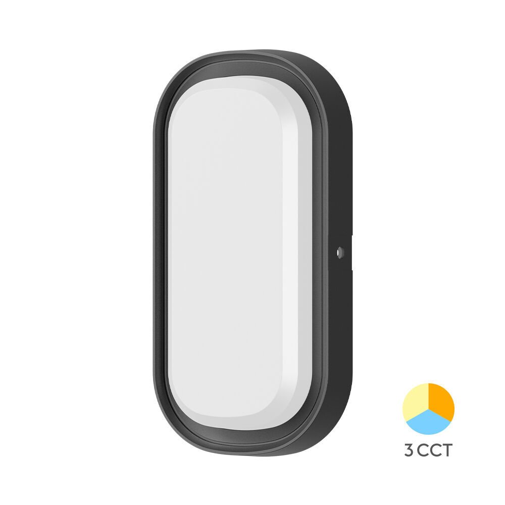 BC18-00281 BRAYTRON BULKHEAD 12W SİYAH LEDLİ NEMLİYER ARMATÜR