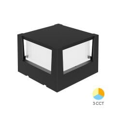 BG38-01581 BRAYTRON WALLS 15W SİYAH KARE LEDLİ BAHÇE ARMATÜR
