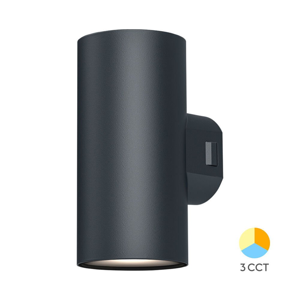 BG38-02582 BRAYTRON VEKTA-D WL.2 GRİ 2x9W 3IN1 DUVAR AYDINLATMA ARMATÜRÜ