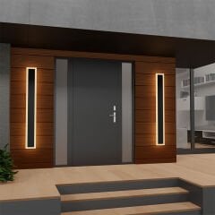 BG38-03501 BRAYTRON LİNE 18W 3000K SİYAH LEDLİ DUVAR ARMATÜR