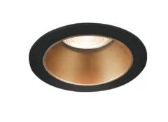 BH03-00696 BRAYTRON GATA-A SIYAH ALTIN IP20 YUVARLAK SPOT ARMATÜR