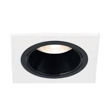 BH03-00710 BRAYTRON GATA-A BEYAZ SIYAH IP20 KARE SPOT ARMATÜR