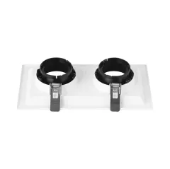 BH03-00760 BRAYTRON GATA BEYAZ 2Lİ KARE SPOT ARMATÜR