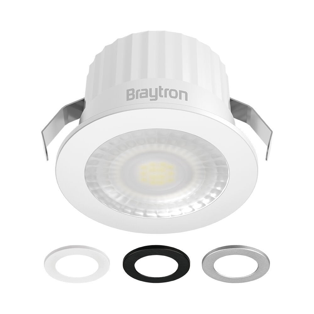 BH06-00209 BRAYTRON MİNİSPOT-A 3W 3000K 3 KAPAKLI LEDLİ DOWNLIGHT