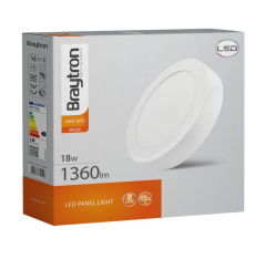 BP03-31830 BRAYTRON 18W 6500K S.ÜSTÜ YUVARLAK LED PANEL