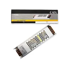 CT-2676 CATA 17 AMPER ŞERİT LED TRAFOSU 200W SÜPER SLİM FANSIZ