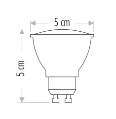 CT-4215M CATA 8W LED AMPUL GU-10 MAVİ