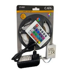 CT-4557 CATA RGB ŞERİT LED SET (54 CİP 2835)  (5 MT)