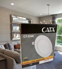 CT-5146B CATA 9W SLİM LED PANEL BEYAZ