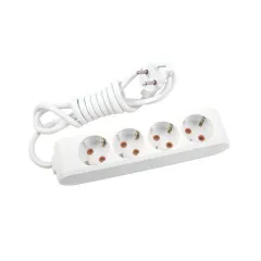 90113405 VİKO MULTİ-LET DÖRTLÜ PRİZ TOPRAKLI KABLOLU Ç.K. 5 METRE