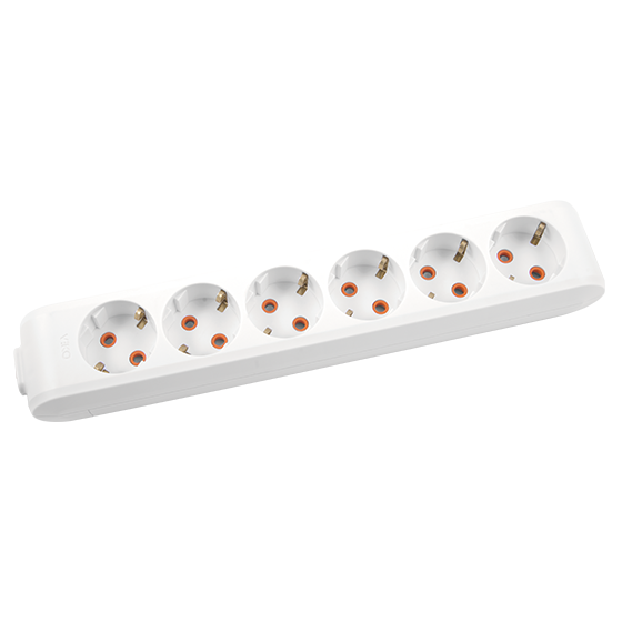 90113600 VİKO MULTİ-LET ALTILI PRİZ TOPRAKLI Ç.K. KLEMENSLİ