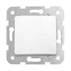 90440001 VİKO Linnera - Rollina BEYAZ ANAHTAR MEK+DÜĞ (ÇERÇEVESİZ)