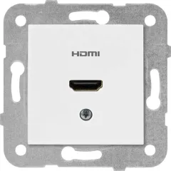 90440028 VİKO Linnera - Rollina BEYAZ HDMI KONNEKTÖR MEK+KAP (ÇERÇEVESİZ)
