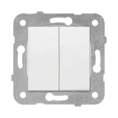 90967002 VİKO K/M BEYAZ KOMÜTATÖR MEK+D/K (ÇERÇEVESİZ)