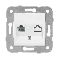 90967013 VİKO K/M BEYAZ TEKLİ NÜMERİS CAT3 MEK+D/K (ÇERÇEVESİZ)