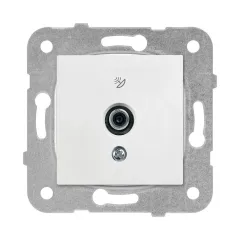 90967038 VİKO K/M BEYAZ UYDU PRİZİ F KON - 10 dB MEK+D/K (ÇERÇEVESİZ)