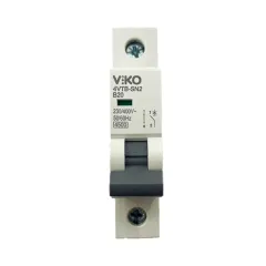 4VTB-1B20 VİKO 1X20A 4,5kA B TİPİ OTOMATİK SİGORTA