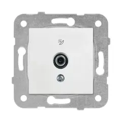 90967009 K/M BEYAZ UYDU PRİZİ F KON - SONLU MEK+D/K (ÇERÇEVESİZ)