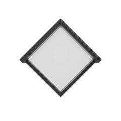 Braytron BG38-01101 WALLS G1-SQR-15W 3000K IP65 SİYAH DUVAR ARMATÜR