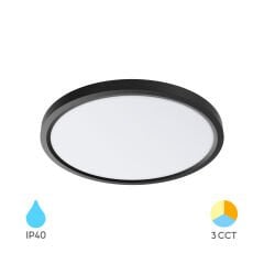 Braytron BP07-00481  Jade Siyah Yuvarlak 36W 3’ü 1 Arada Tavan Armatürü