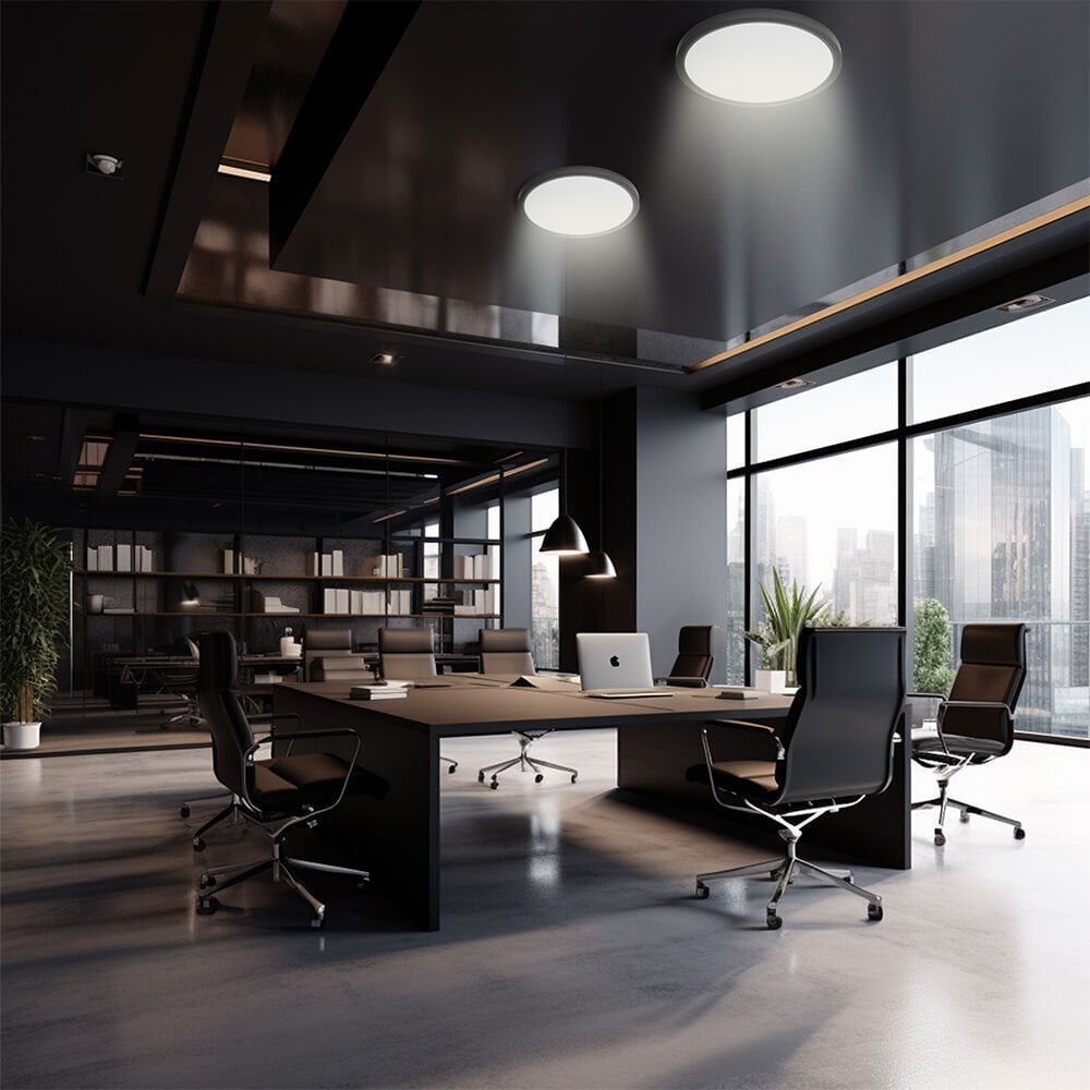 Braytron BP07-00481  Jade Siyah Yuvarlak 36W 3’ü 1 Arada Tavan Armatürü