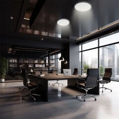 Braytron BP07-00481  Jade Siyah Yuvarlak 36W 3’ü 1 Arada Tavan Armatürü