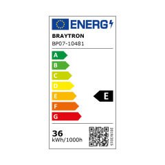 Braytron BP07-10481 Jade Siyah Kare 36W 3’ü 1 Arada Tavan Armatürü