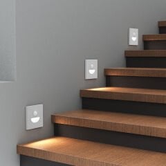 Braytron BH07-00380 Basamak Lambası BS Sensörlü 1,5W 3’ü 1 Arada Beyaz